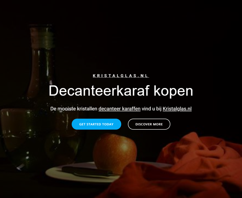 Decanteerkaraf kopen